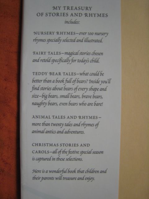 My Treasury of Stories and Rhytmes