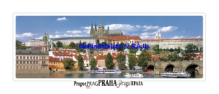 Plakát Panorama Prahy barevné