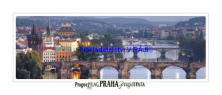 Plakát Pražské mosty a Národní divadlo